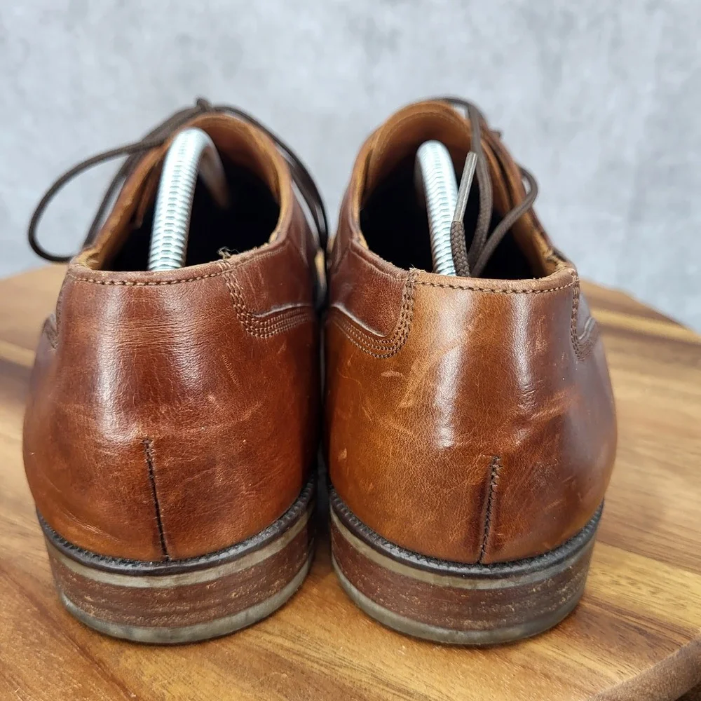 Bostonian Elements‎ Oxford Shoes Mens 12 M Brown Leather Dress Shoes USA Derby